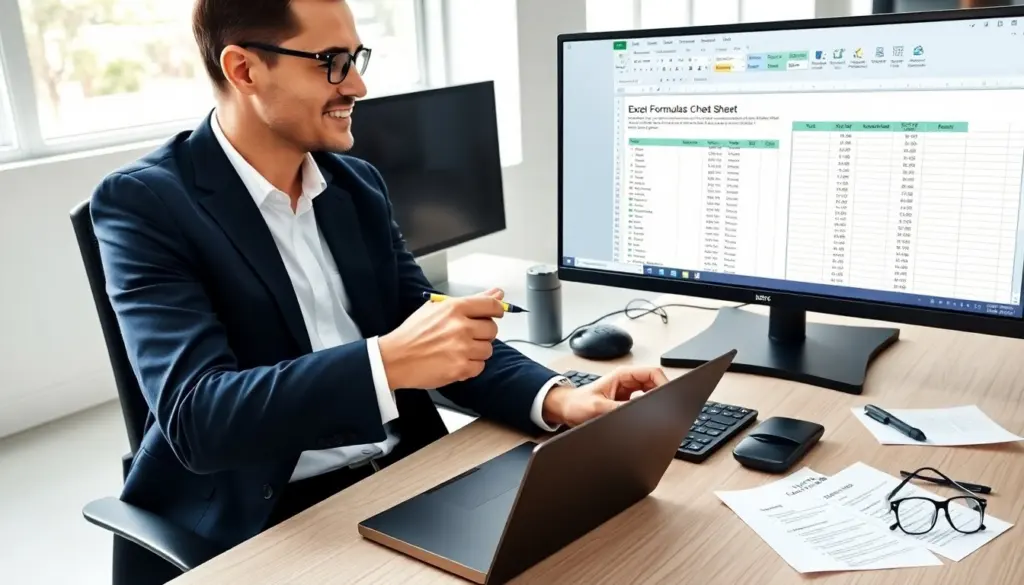 Excel Formulas Cheat Sheet PDF: Fast Reference Guide For 2026